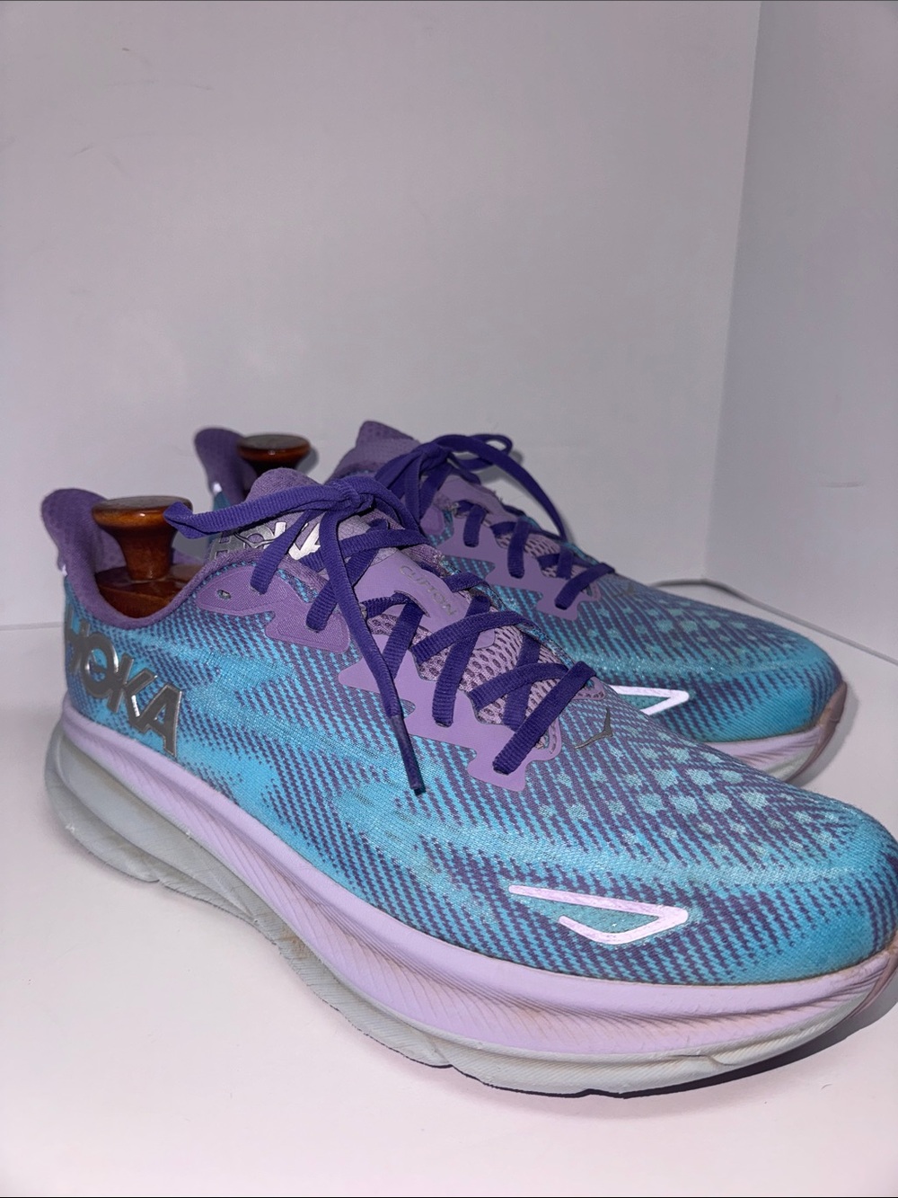 Hoka Women's Athletic Shoes - Teal & Purple